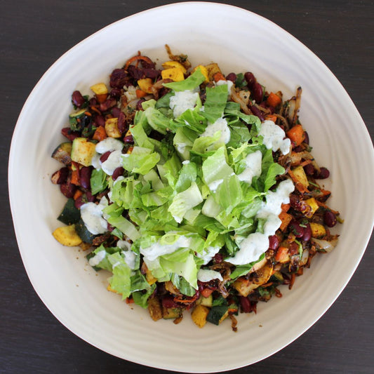 Fresh Veggies In A Large Bowl