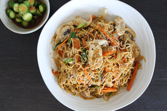 Japanese Noodles with Chicken