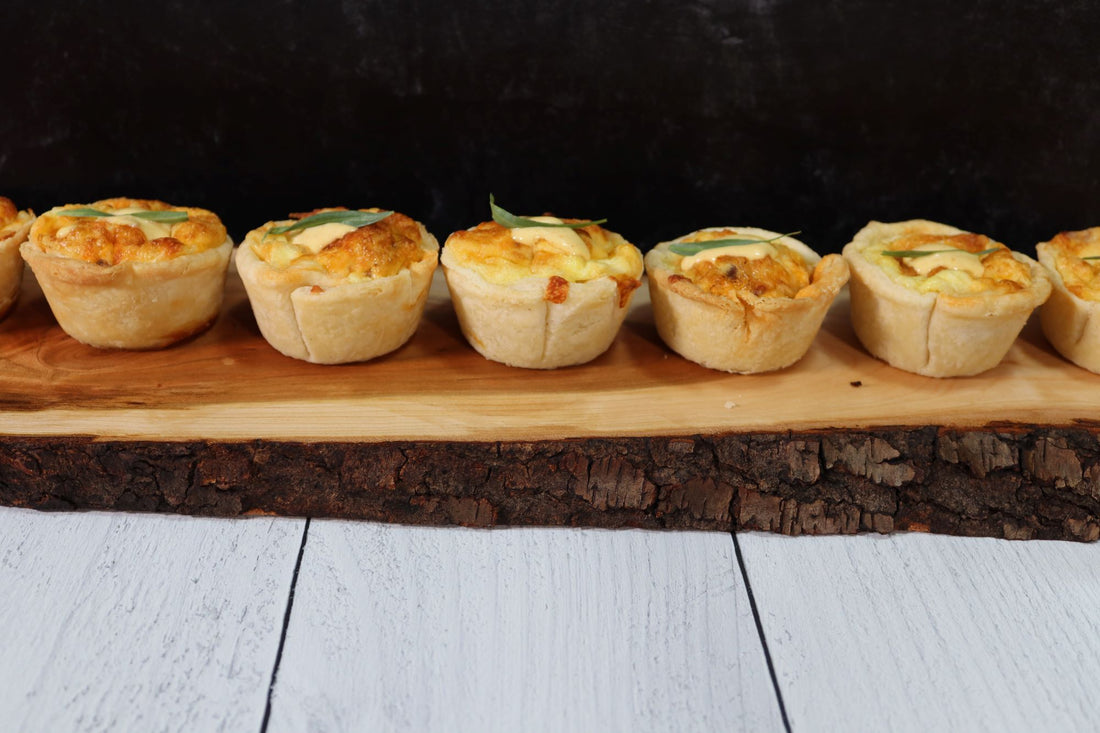 Mini Quiche in Pastry