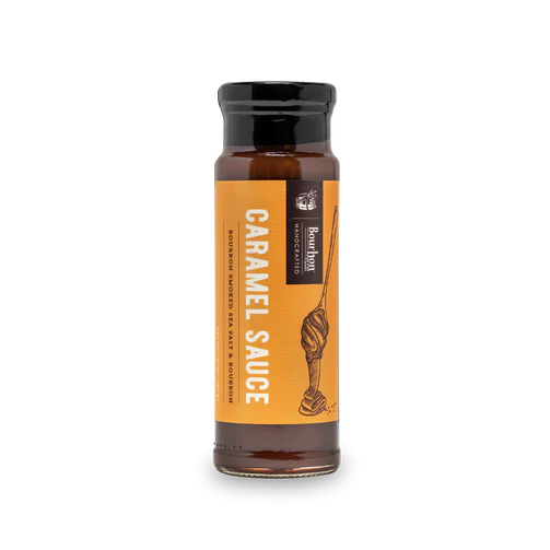 Bourbon Caramel Sauce with Bourbon Smoked Sea Salt