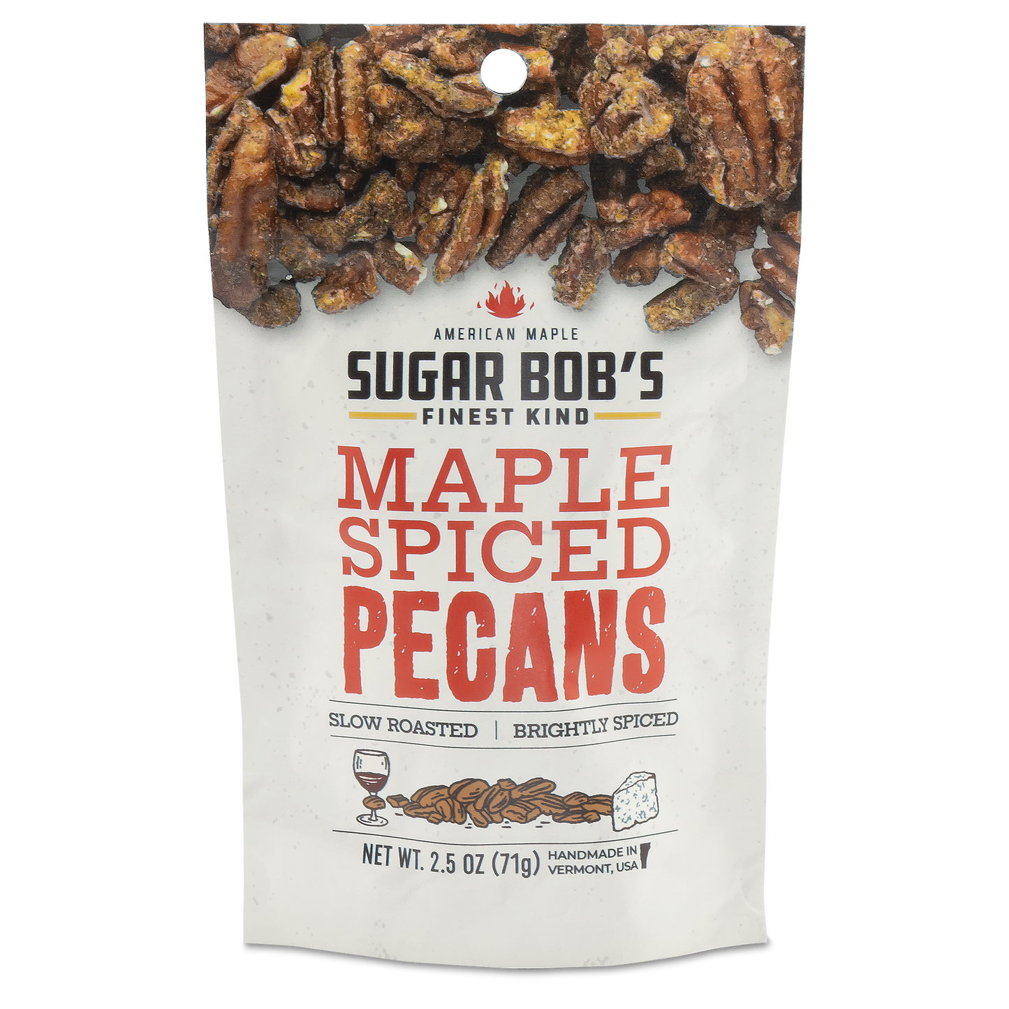Maple Spiced Pecans - 2.5oz Resealable Pouch