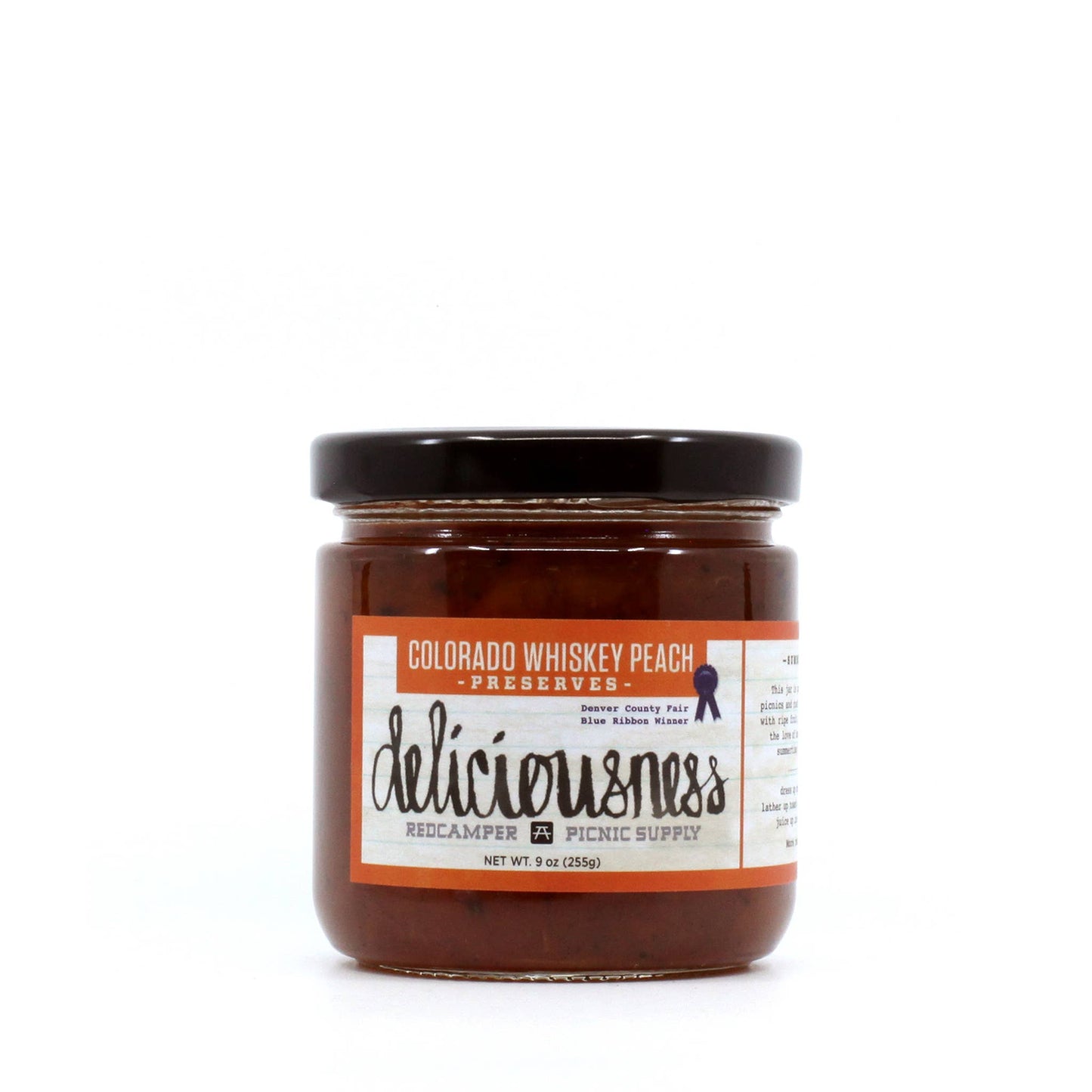 Colo. Whiskey Peach Deliciousness Preserves - 9 oz