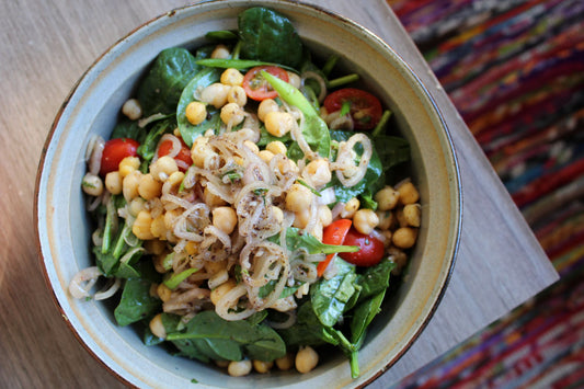 Fresh Greens In A Salad Bowl