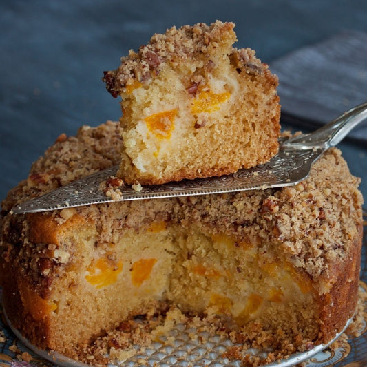 Peach Streusel Coffee Cake