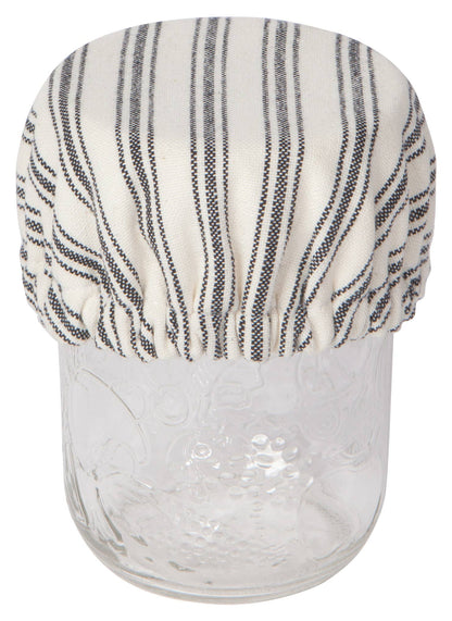 Ticking Stripe Mini Bowl Cover Set of 3