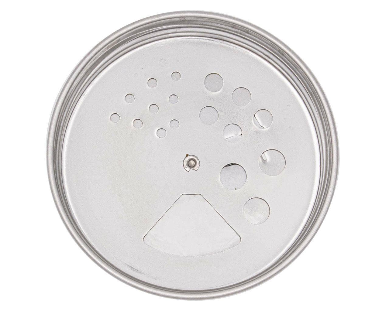4 Pack Stainless Steel Spice Lids: Wide Mouth