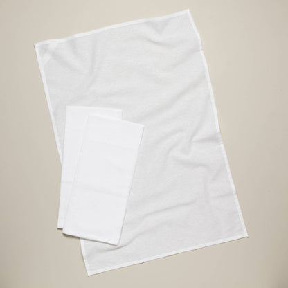 White Floursack Dishtowels Set of 3