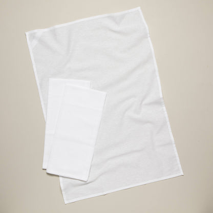 White Floursack Dishtowels Set of 3