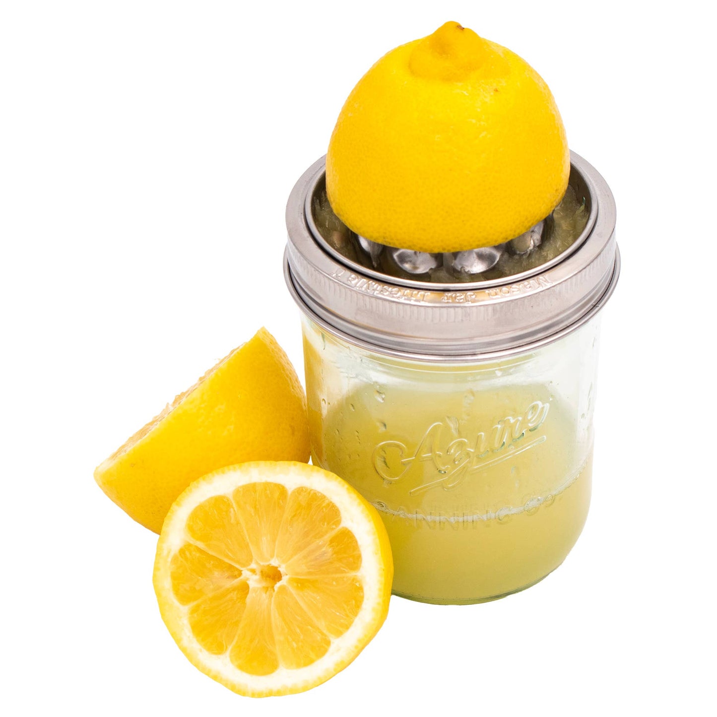 Stainless Steel Juicing Lid for Wide Mouth Mason Jars