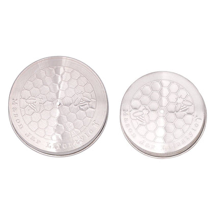 Honey Dipper Stainless Steel Lid for Mason Jars: Wide Mouth
