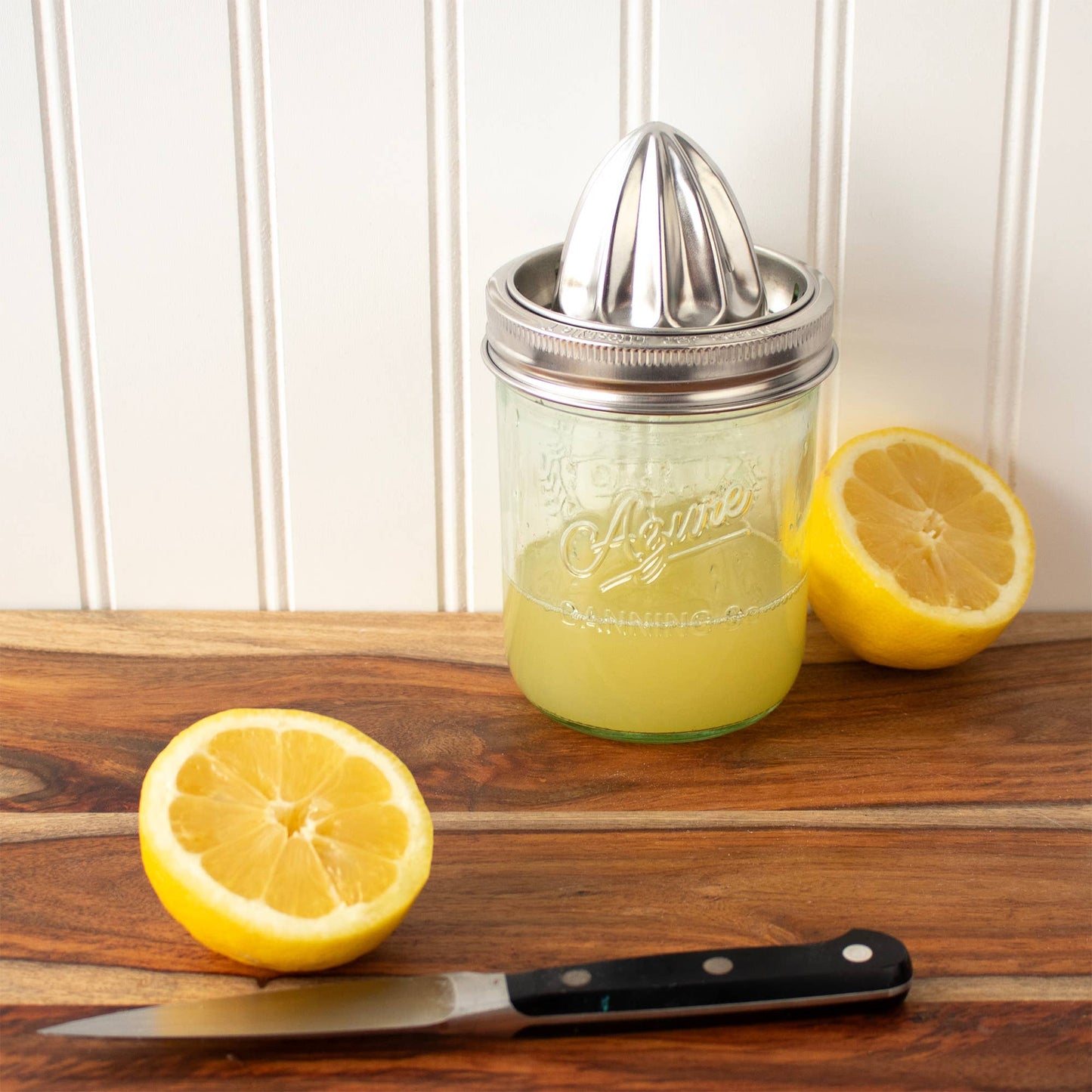 Stainless Steel Juicing Lid for Wide Mouth Mason Jars