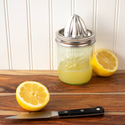 Stainless Steel Juicing Lid for Wide Mouth Mason Jars