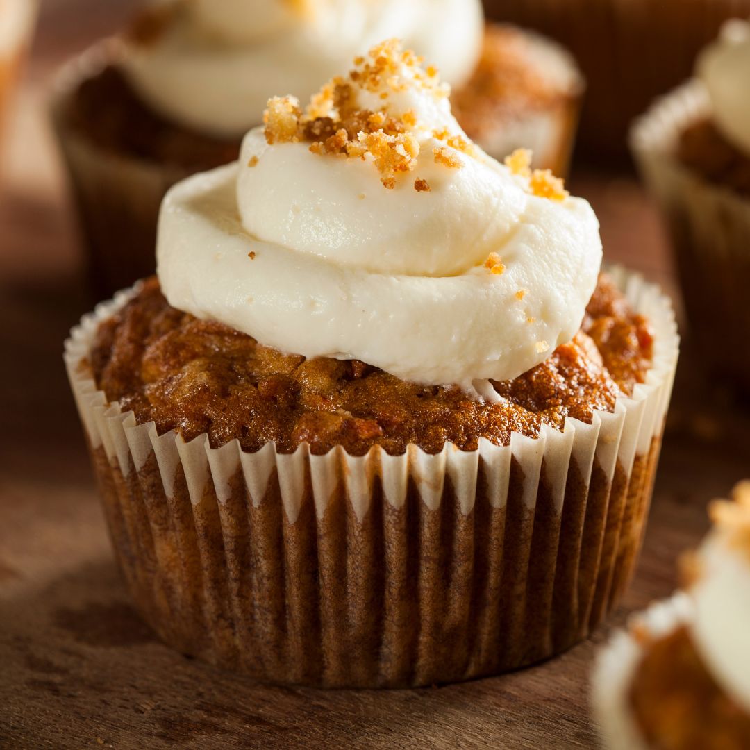 Thurs, March 21: Gluten Free: Carrot Cake Cupcakes