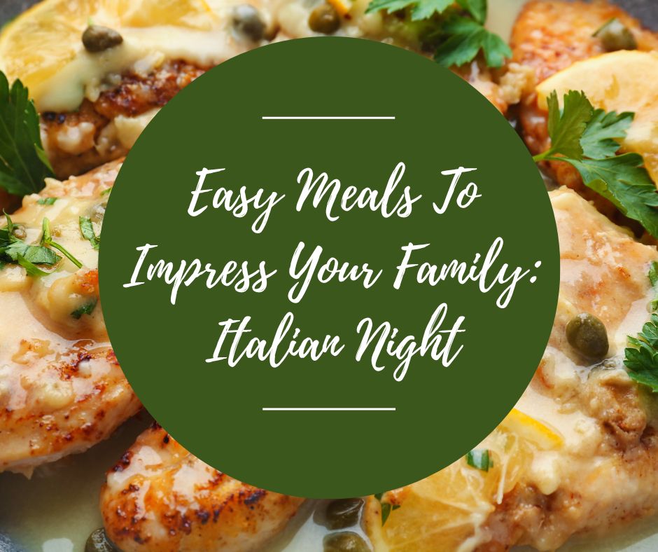 Tues, Nov 12: Easy Meals: Italian Night