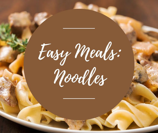 Thurs, Nov 7: Easy Meals: Noodles