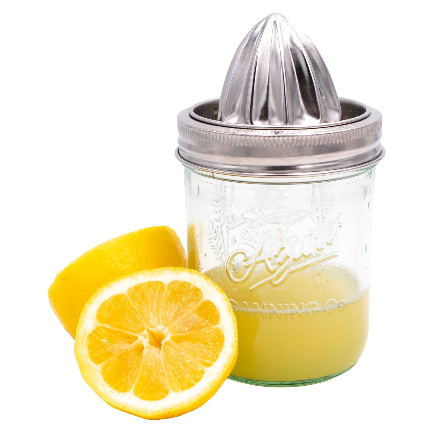 Stainless Steel Juicing Lid for Wide Mouth Mason Jars