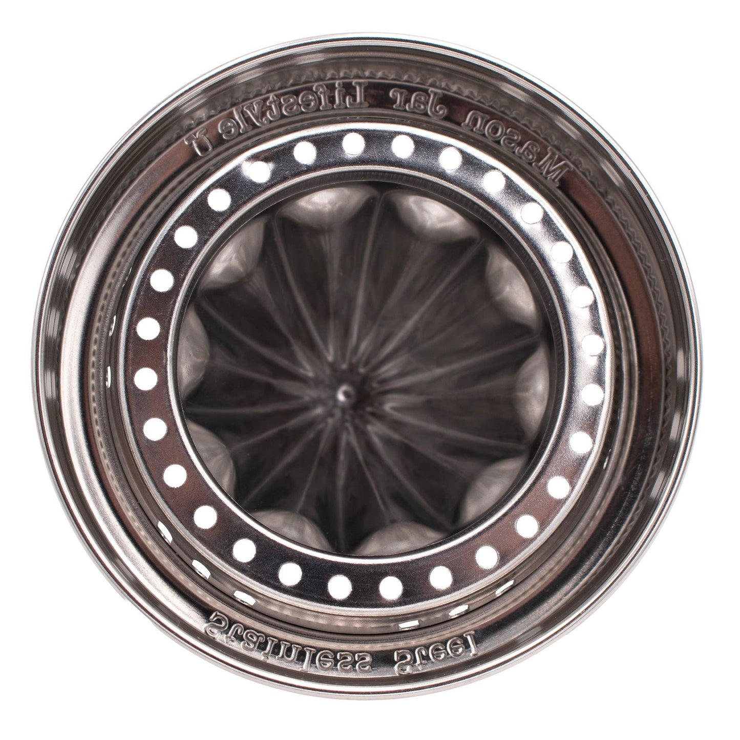Stainless Steel Juicing Lid for Wide Mouth Mason Jars