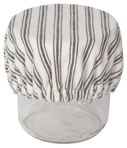 Ticking Stripe Mini Bowl Cover Set of 3
