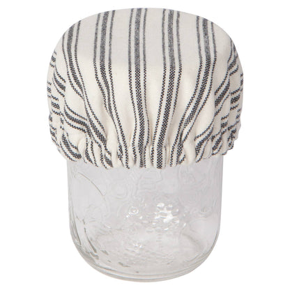 Ticking Stripe Mini Bowl Cover Set of 3