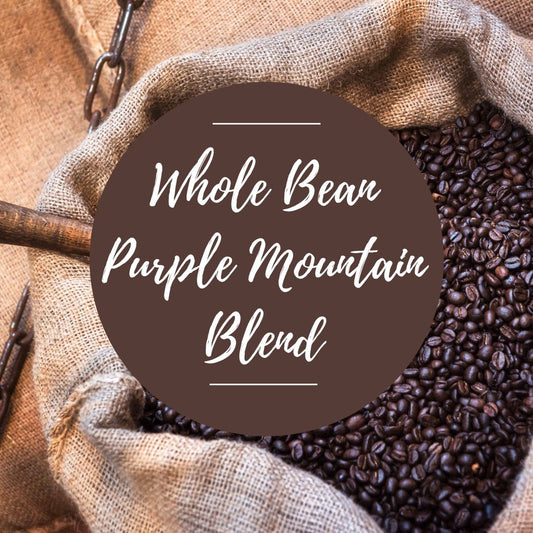 Whole Bean Purple Mountain Blend Coffee, 1lb