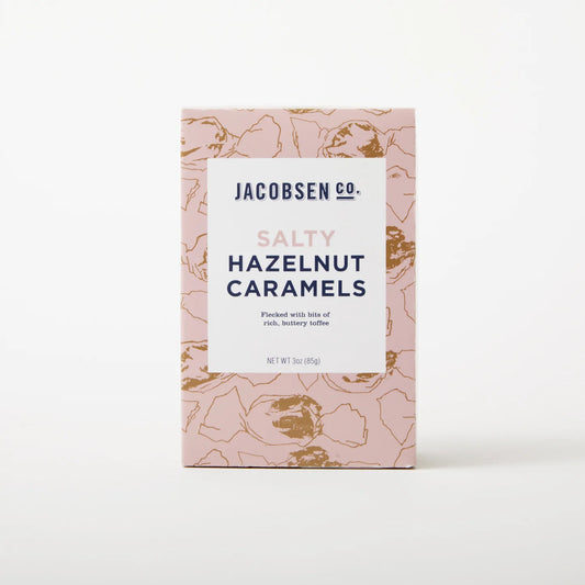 Salty Hazelnut Caramels